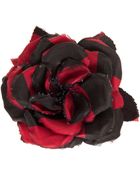 Alessandra Rich Silk Flower Pin - Lyst