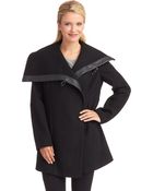 Sam Edelman Asymmetrical Toggle Coat - Lyst