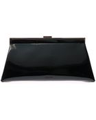Jil Sander Patent-Leather Clutch - Lyst