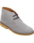 Barneys New York Suede Desert Chukka Boot - Lyst