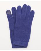 Portolano Royal Blue Cashmere Itouch Gloves - Lyst