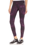 Calvin Klein Performance Speckle-Print Leggings - Lyst