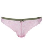 Topshop Bow Front Brazilian Knickers - Lyst
