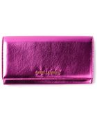 Saint Laurent Letters Clutch - Lyst
