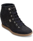 Tommy Hilfiger Wedge Sneaker Boot - Lyst