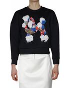3.1 Phillip Lim Techno Jersey Sweatshirt with Embroidery - Lyst