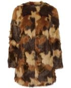 MICHAEL Michael Kors Camouflage Panel Coat - Lyst