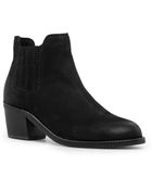 Mango Trimmed Leather Ankle Boots - Lyst
