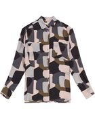 Paul & Joe Printed Blouse - Lyst