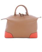 Tory Burch Borsa Cuoio/Bianco - Lyst