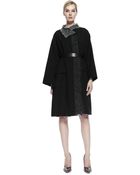 Nina Ricci Wool and Tweed Coat - Lyst