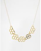 Gorjana 18k Gold Plated Honeycomb Collar Necklace - Lyst