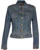 Burberry Brit Denim Outerwear - Lyst