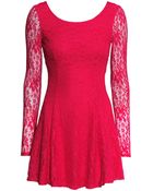 H&M Lace Dress - Lyst