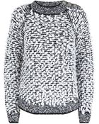 Balmain Alpaca Blend Sweater - Lyst