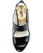 MICHAEL Michael Kors Rochelle Patent Sandal - Lyst