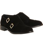 Office Victor Suede Monk Shoe - Lyst