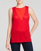 French Connection Tank - Polly Plains - Lyst