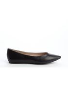Steven By Steve Madden Black Leather 'Elated' Ballet Flats - Lyst