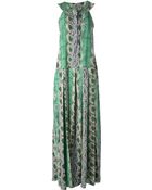 Ermanno Scervino Snake Print Dress - Lyst