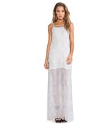 BCBGeneration Open Back Printed Maxi Dress - Lyst