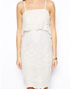Asos Tall Lace Layered Cami Dress - Lyst