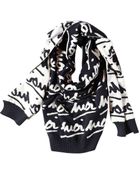 Sonia Rykiel "Moi Moi" Wool Jacquard Scarf - Lyst