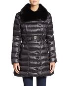 Dawn Levy Izzie Fur Collar Puffer Coat - Lyst