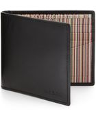 Paul Smith Striped Billfold Wallet - Lyst