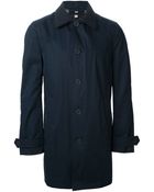 Burberry Brit Single Breasted Coat - Lyst