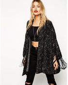 Asos Devore Kimono - Lyst