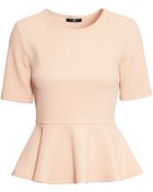 H&M Peplum Top - Lyst