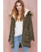 Nasty Gal Glamorous Off The Beaten Path Anorak - Lyst