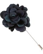 Lanvin Plaid Rose Lapel Pin - Lyst