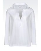 Armani Poplin Shirt - Lyst