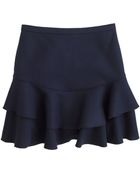 J.Crew Flounce Skirt In Bonded Wool - Lyst