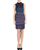 M Missoni Short Dress - Lyst