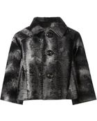 DSquared² Cropped Textured Jacket - Lyst