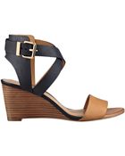 Nine West Nofrills Wedge Sandals - Lyst