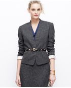 Ann Taylor Tweed One Button Jacket - Lyst