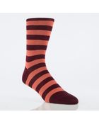 Paul Smith Burgundy and Orange Stripe Socks - Lyst