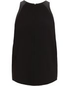 Rag & Bone Nudie Leather Floral Tank - Lyst