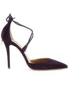 Aquazzura Matilde Suede Pumps - Lyst