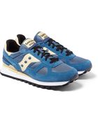 Saucony Shadow Original Suede and Mesh Sneakers - Lyst