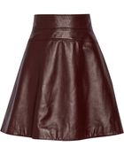 Temperley London Leather Skirt - Lyst
