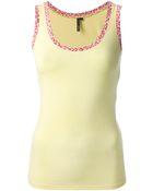 Labour Of Love Leopard Print Trim Vest - Lyst