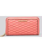Rebecca Minkoff Wallet - Quilted Ava Zip Continental - Lyst