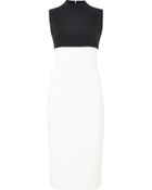 Narciso Rodriguez Textured Crepe Sheath Dress - Lyst