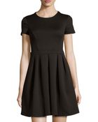 Mark + James By Badgley Mischka Diamond Knit Cocktail Dress - Lyst