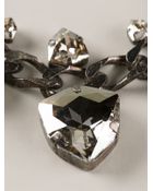 Lanvin Long Chain Crystal Necklace - Lyst